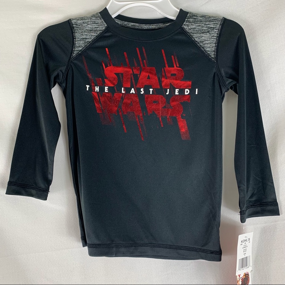 Star Wars Boys Black Long Sleeve Sz 4